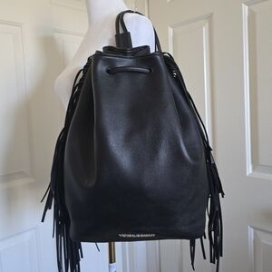 Victoria's Secret black bag With Fringes NEW